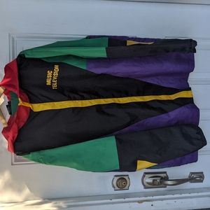 Vintage MTV color blocked jacket